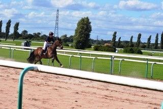 Anna and Jazz at Southwell Racecourse!